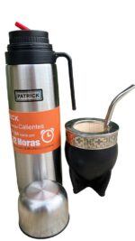 Termo + mate imperial + bombilla
