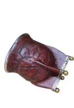 Mate camionero repujado con patitas de alpaca - Imagen 2